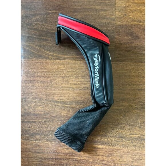 TaylorMade Rescue Mid Hybrid Headcover Black Red Golf Club Cover NEW - Picture 1 of 6